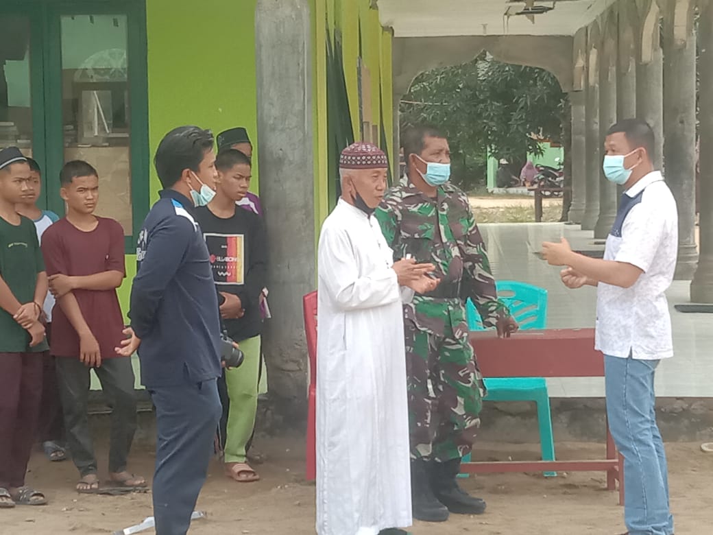 Dampingi Dandim 0314/Inhil, Danramil 03/Tempuling Silaturahmi Ke Ponpes Daarul Rahman 