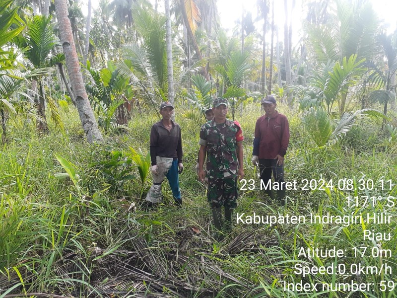 Koramil 07/Reteh Gencar Lakukan Patroli Karhutla, Situasi Aman dan Terkendali