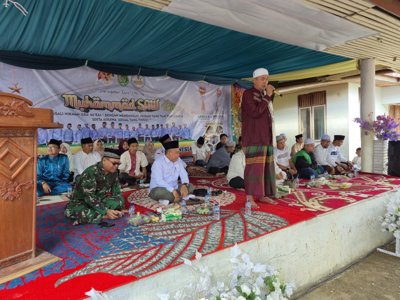 DANRAMIL 03/TEMPULING LETTU ARM MUCHAZZAR HADIRI PERINGATAN ISRA  MI'RAJ