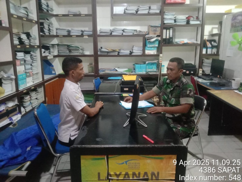 Kegiatan Komsos Babinsa Koramil 04/Kuindra Menciptakan Suasana Saling Asah, Asih dan Asuh
