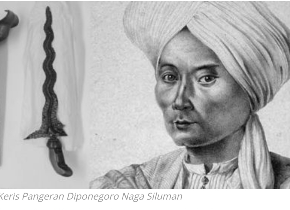Kisah Mistis Keris Pangeran Diponegoro Naga Siluman