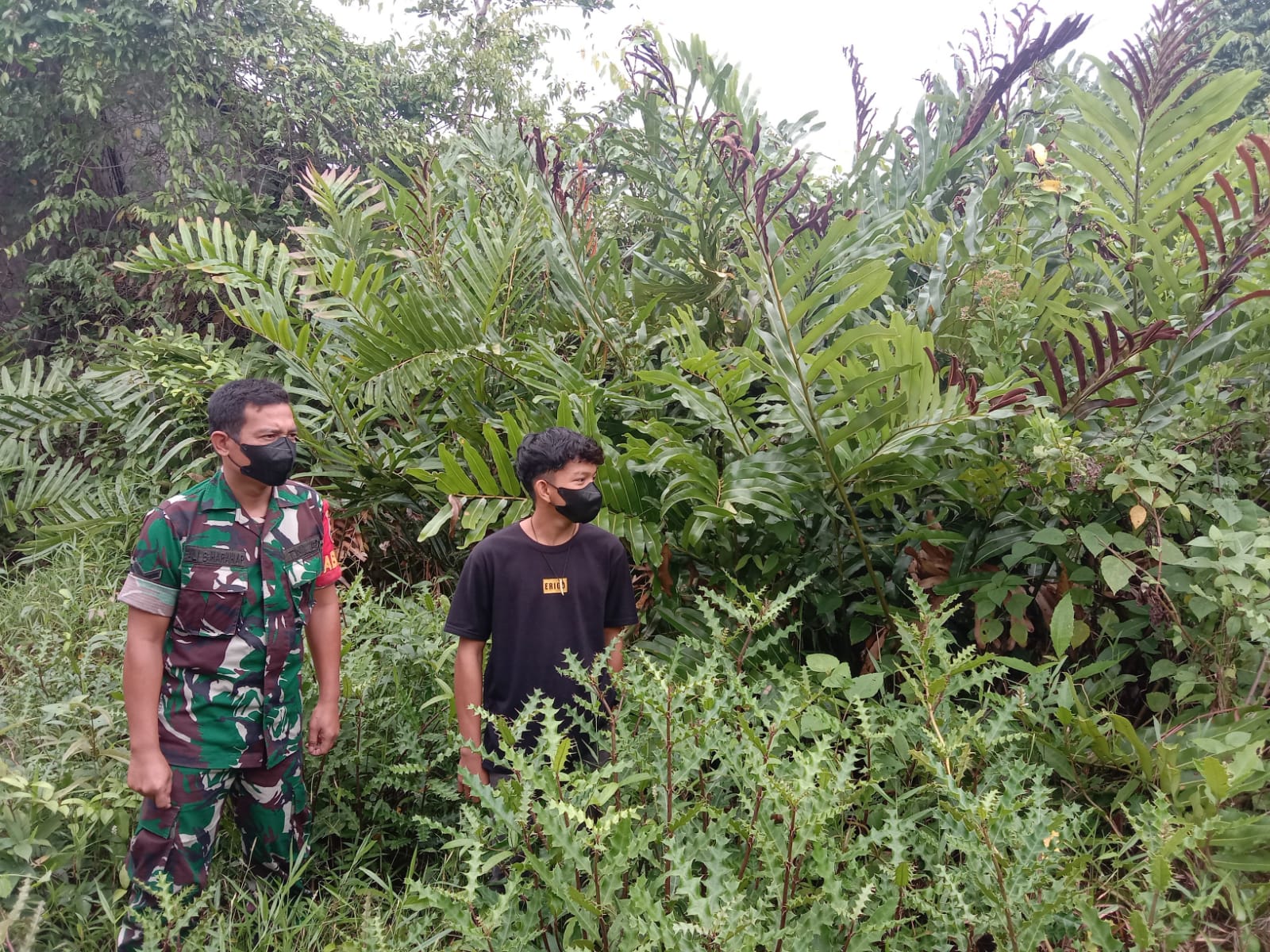 Babinsa Koramil 04/Kuindra Patroli Karlahut Di Binaan