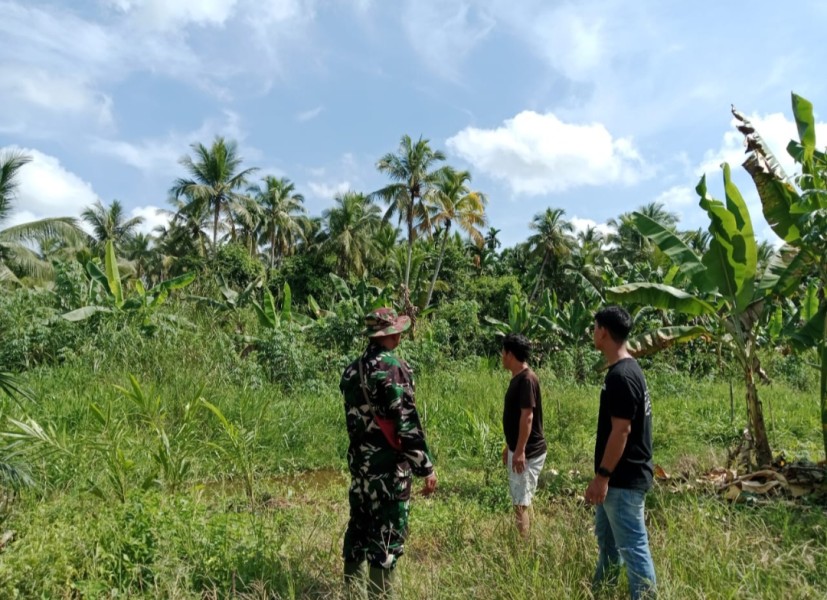 Patroli Tapal Batas di Wilayah Koramil 07/RTH Berjalan Lancar
