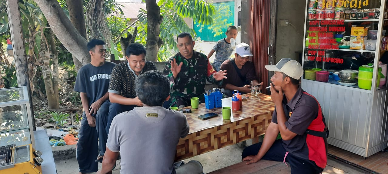 Melalui Komsos, Babinsa 03/Tempuling Jalin Kekompakan Dan Kerjasama Bersama Toda Dan Tomas Wilayah Binaan