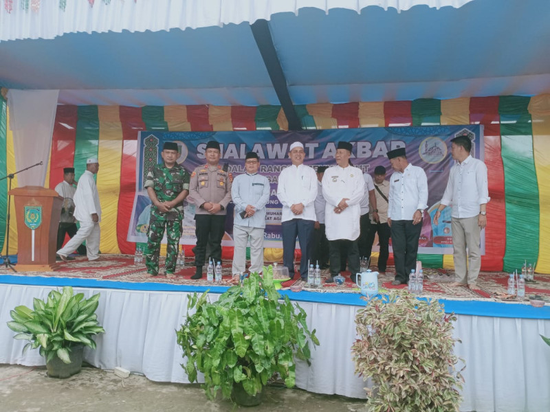 Danramil 05/Gas yang diwakili oleh Babinsa Kecamatan Gaung Serma Tota Menghadiri Acara Peringatan Tahun Baru Islam 1446 H