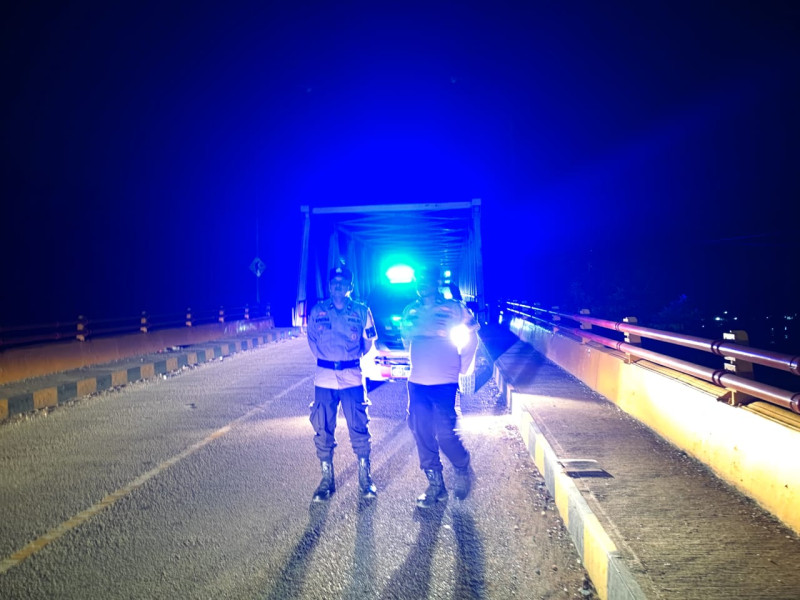 Polsek Kempas Tingkatkan Patroli Blue Light, Wujudkan Kamtibmas Damai Usai Pilkada