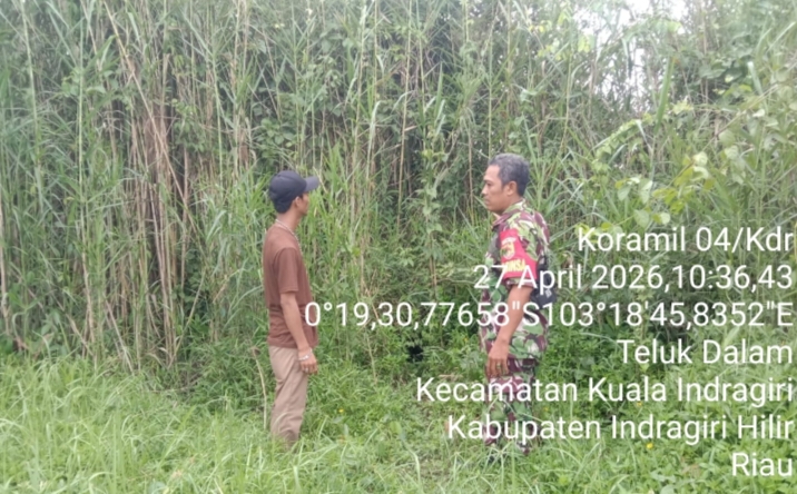 Siang di Perigi Raja: Satu Loreng, Satu Warga, Jaga Tapal Batas Inhil dari Asap, Hasil Nihil