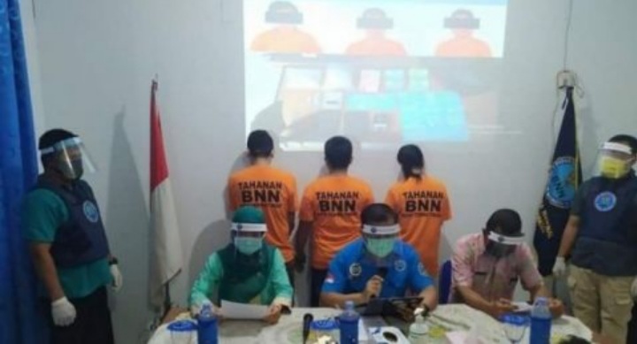 BNN Berhasil Meringkus Pengedar Narkoba Jaringan Lapas Riau