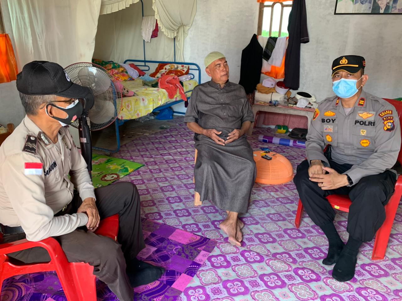 Kapolsek Panipahan Gelar Silaturahmi dengan Tokoh Agama