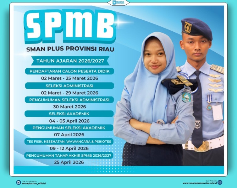 Sebanyak 488 Orang Lulus Seleksi Administrasi Penerimaan Siswa Baru SMA Negeri Plus Riau 2026