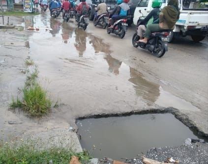 Drainase Bolong Berpotensi Kecelakaan saat Banjir, Begini Respon Dinas PUPR