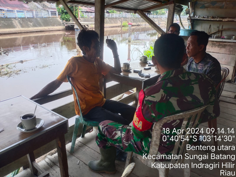 Ciptakan Kebersamaan, Tingkatkan Silaturrahmi Antar Sesama Koramil 07/Reteh Dengan Warga