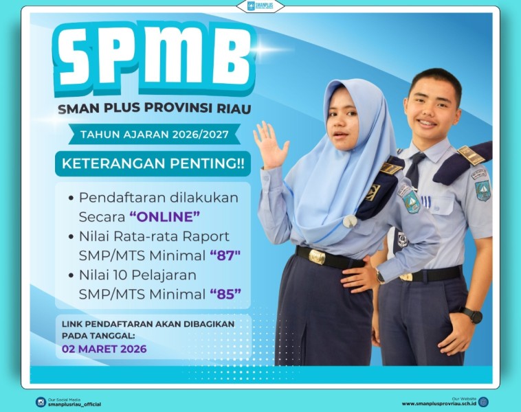 Sebanyak 400 Calon Siswa SMA Negeri Plus Riau Lulus Tes Akademik Akan Segera Ikuti Tes Lanjutan