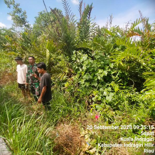 Dengan Musim Kemarau Saat Ini, Babinsa Koramil 04/Kuindra Lakukan Patroli Rutin Karlahut