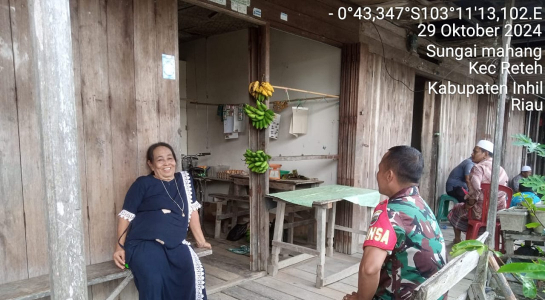 Bangun Kerjasama yang Erat Bersama Koramil 07/Reteh Serda M. Tahir