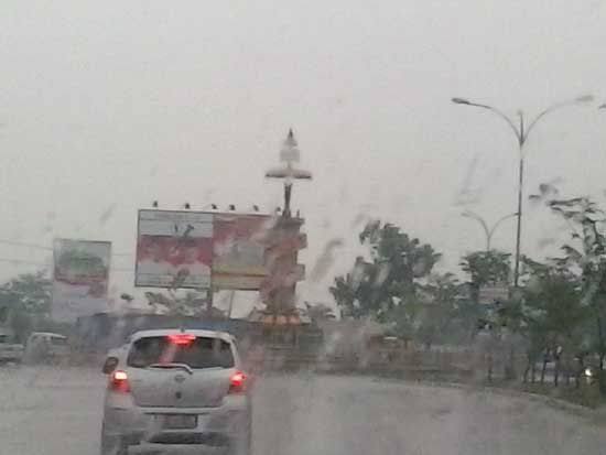 Hari Ini Hujan Masih Berpotensi di Sebagian Wilayah Riau