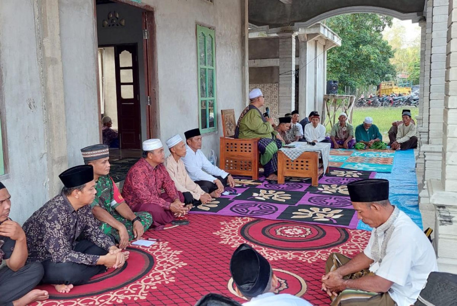 Jalin Silaturahmi, Babinsa Koramil 03/Tpl Kodim 0314/Inhil Serma Damrianto Hadiri Buka Puasa Bersama Warga Binaan