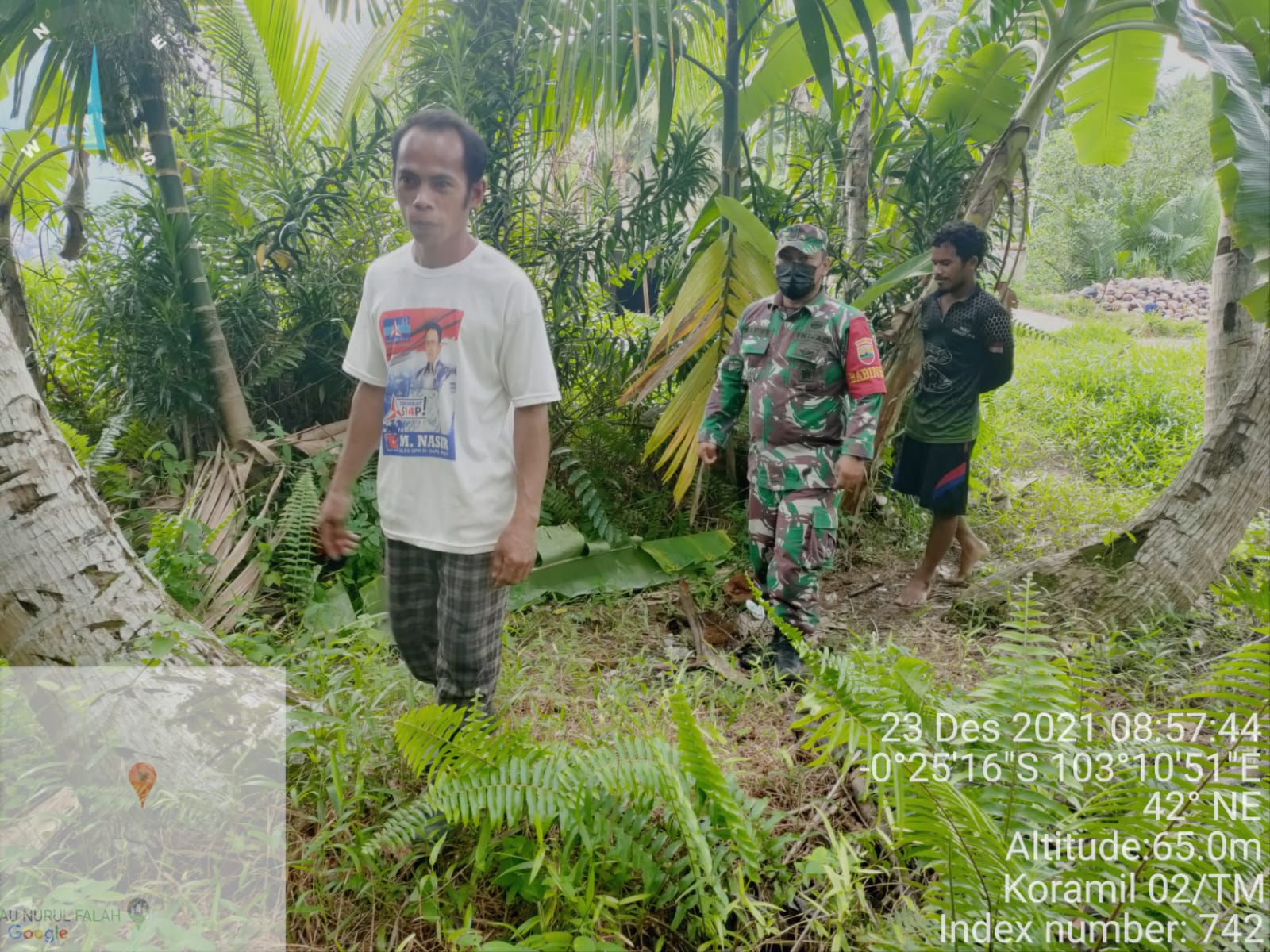 Secara Rutin Dilakukan Babinsa 02/Tanah Merah di Parit Sinar Sungai Lokan