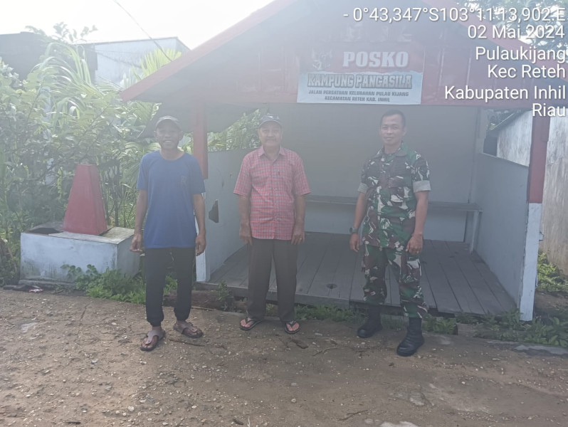 Babinsa Serda M. Tahir Jalin Kerjasama dan Silaturahmi Antar Sesama Melalui Komsos