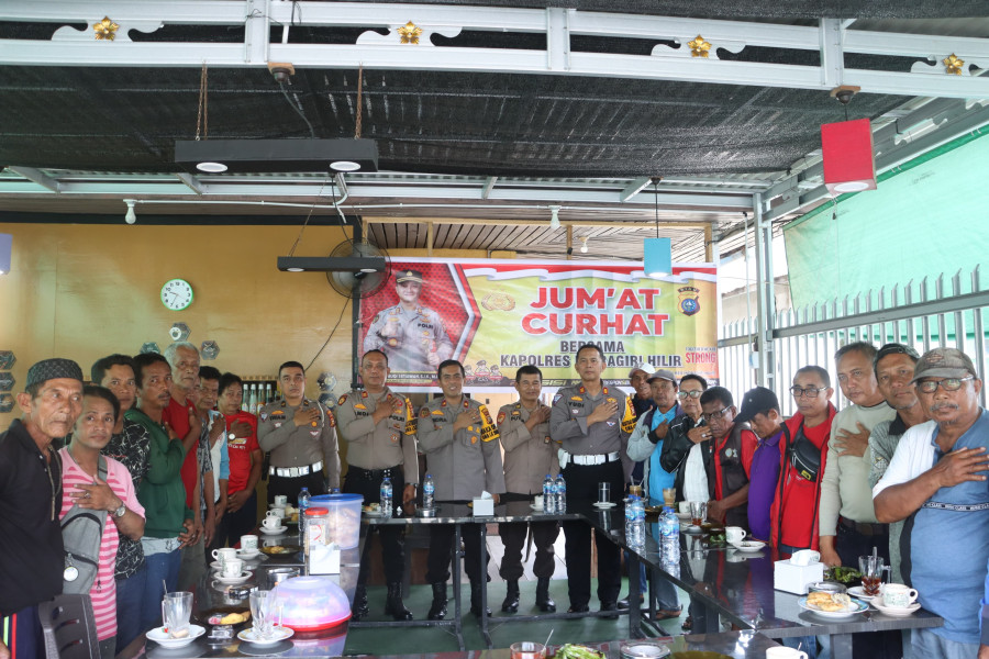 Polres Inhil Dengar Curhatan Ojek di Sekitar M Boya Tembilahan