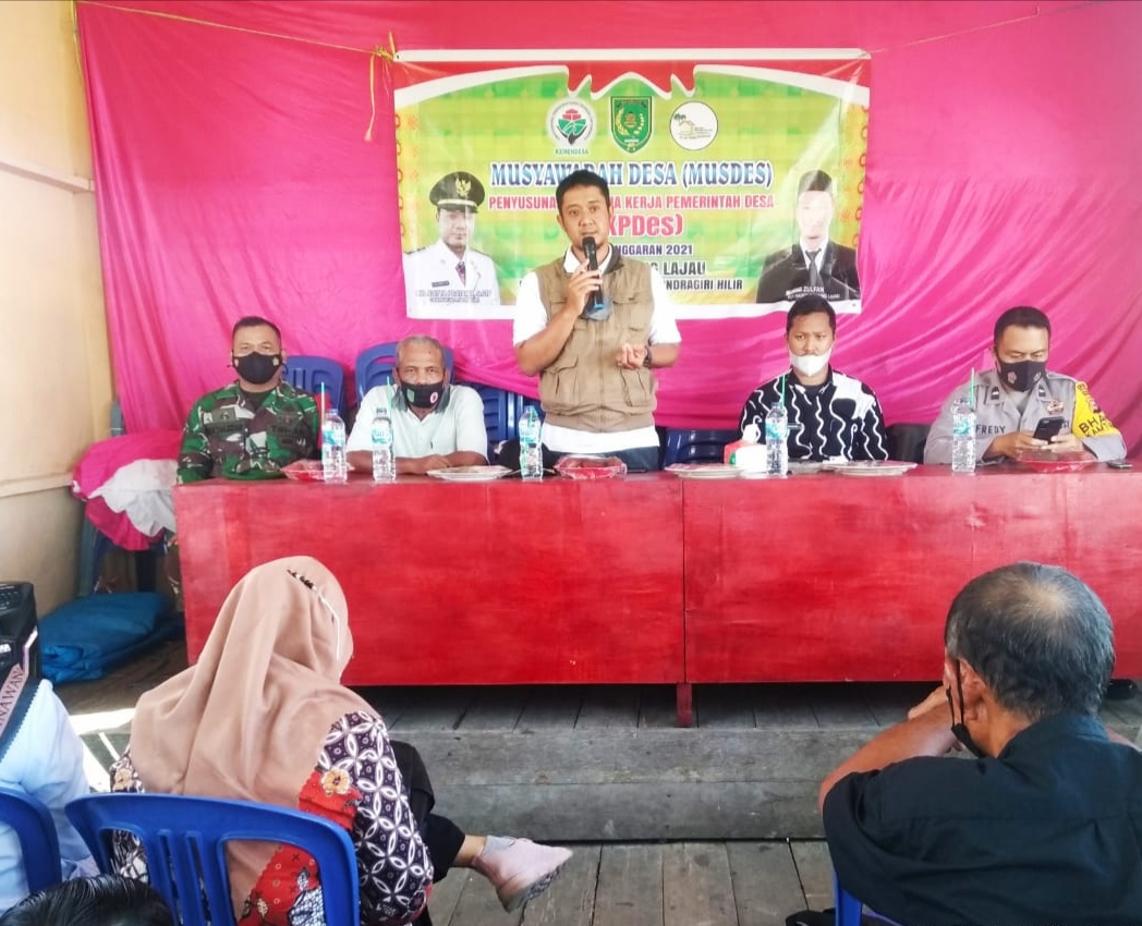 Babinsa 04/Kuindra Ikuti Musdes RKPD Tanjung Lajau