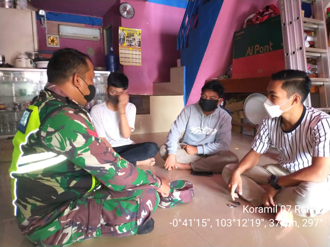 Jaga Keamanan Lingkungan, Koptu Surianto Lakukan Komsos Bersama Masyarakat