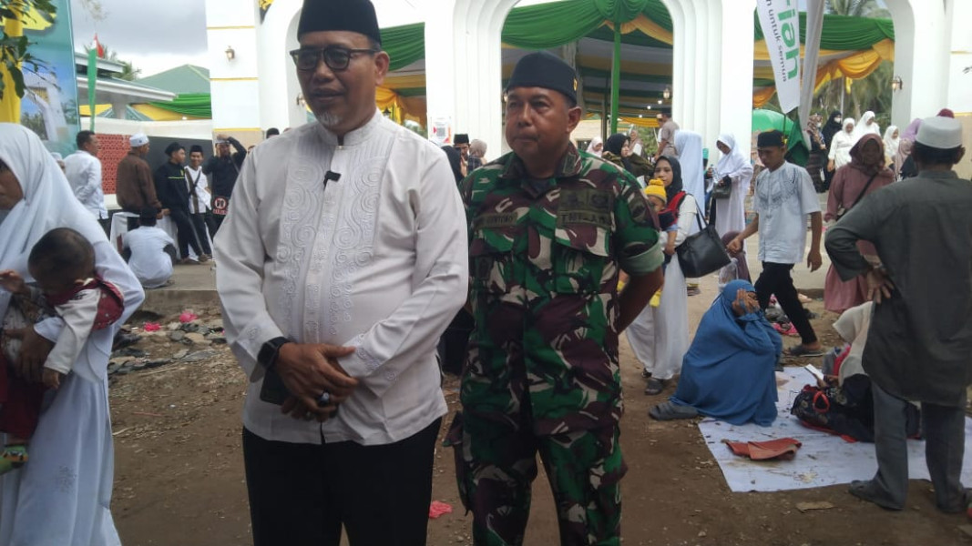 Koramil 04/Kuindra Turut Sukseskan Haul Syekh Abdurrahman Siddiq ke-88
