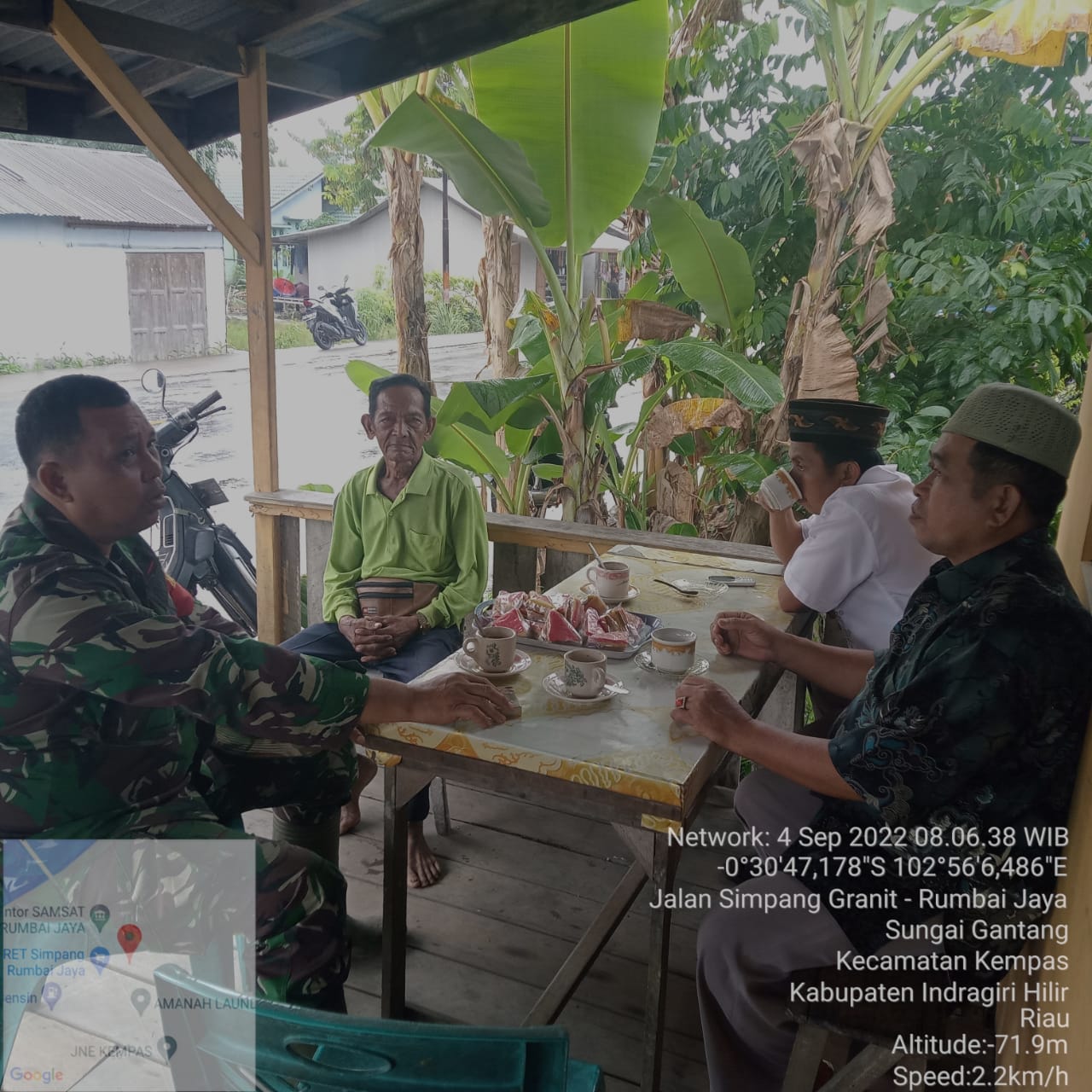 Babinsa Koramil 03/Tempuling Efektifkan Komsos Dengan Tomas