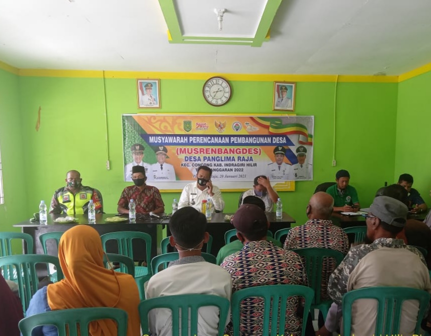 Babinsa Koramil 04/Kuindra Hadiri Musrembangdes Panglima Raja