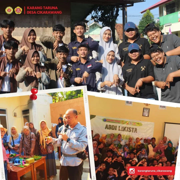 Sinergi Karang Taruna Desa Cikarawang dan Himavo Likista IPB: Menghadirkan Green Innovation dalam Abdi Likista