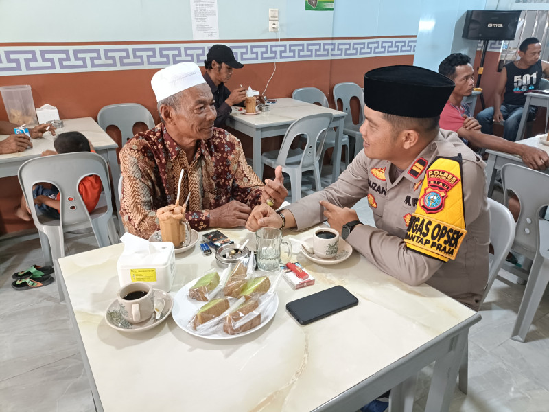 Gandeng Tokoh Masyarakat, Kapolsek Gas Cooling System Pilkada Damai