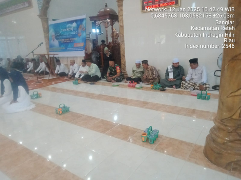 Isra' Mi'raj di Sanglar: Serda Johansyah Tingkatkan Kekompakan Masyarakat