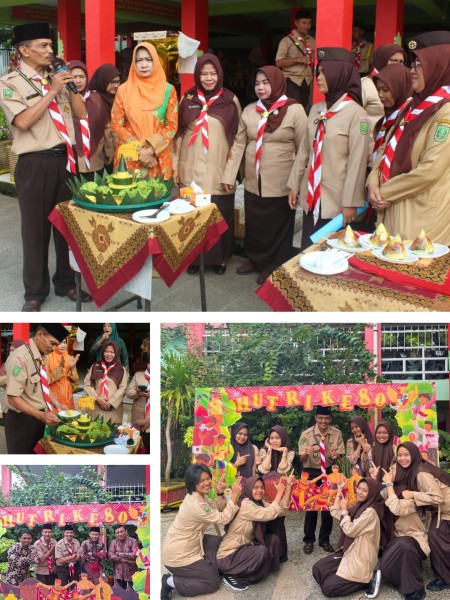 Tumpeng dan Fotoboth Hari Pramuka di SMA Negeri 6 Pekanbaru
