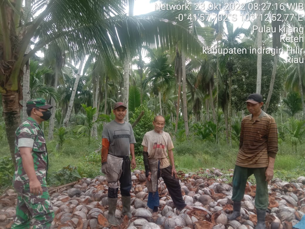 Terkait Karlahut, Babinsa Koramil 07/Reteh Terus Laksanakan Sosialisasi