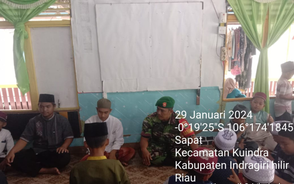 Melalui Komsos, Koramil 04/Kuindra Jalankan Nilai-nilai Pancasila