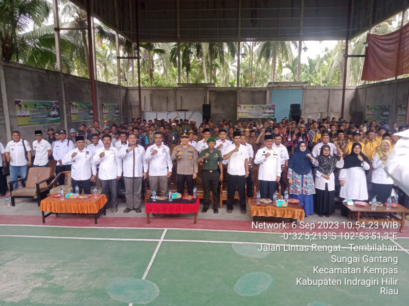 Danramil 03/Tpl Hadiri Bimbingan Teknis RT dan RW Se-Kecamatan Kempas