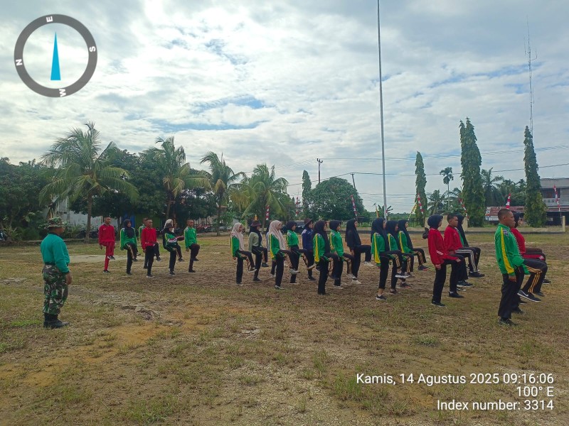 Paskibraka Muda Berkibar, Serka N. Sipayung Giat Bimbing Upacara 17 Agustus