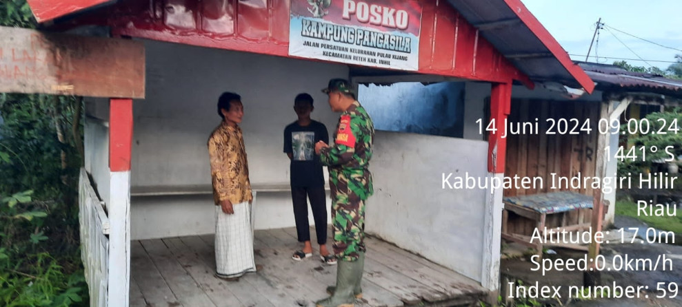 Ciptakan Keamanan Bersama Serma Damrianto Melalui Komsos di Binaan