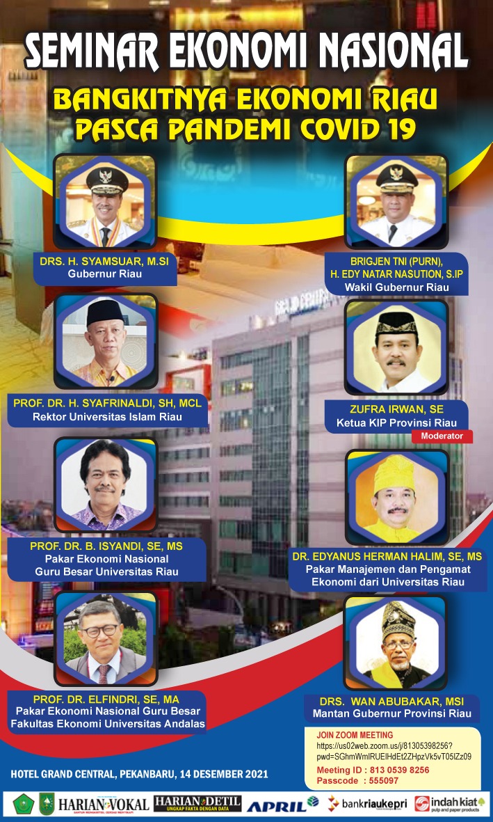Seperti Apa Wajah Perekonomian Riau Pasca-Pandemi, Besok Dibahas