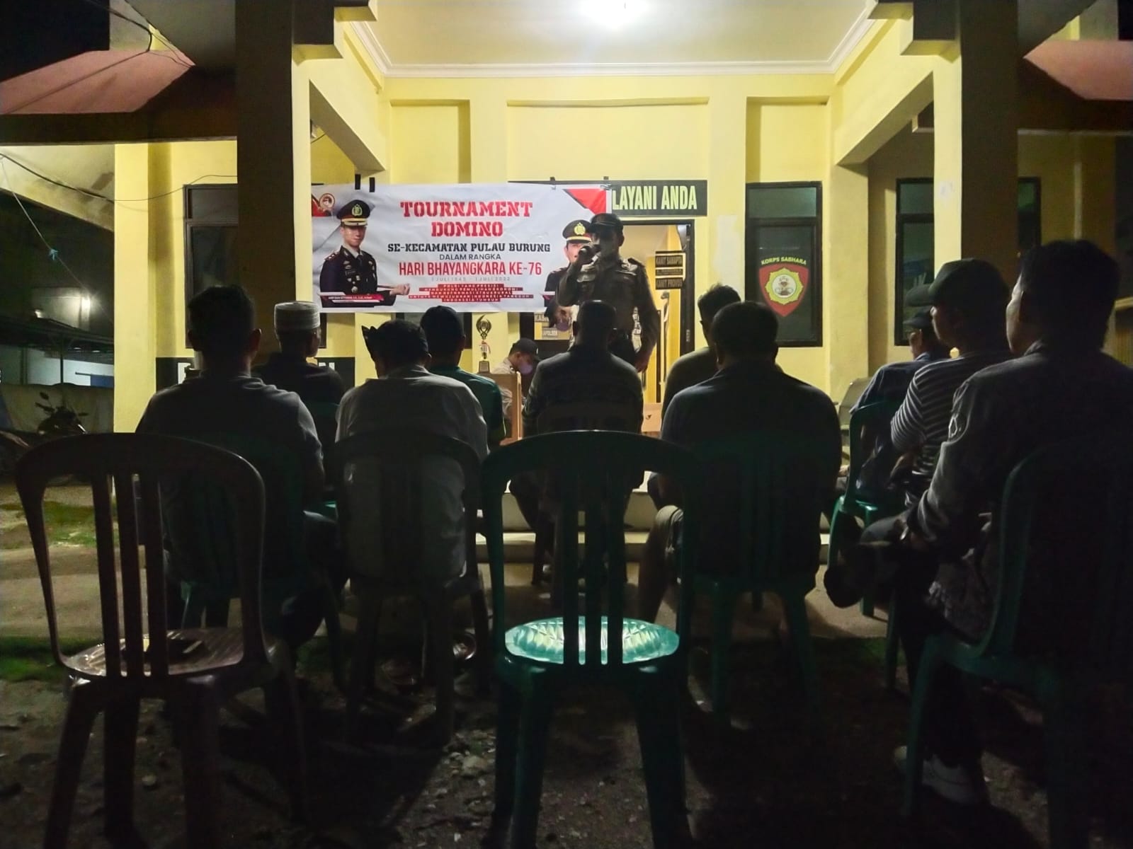 Polsek Pulau Burung Tutup Turnamen Domino