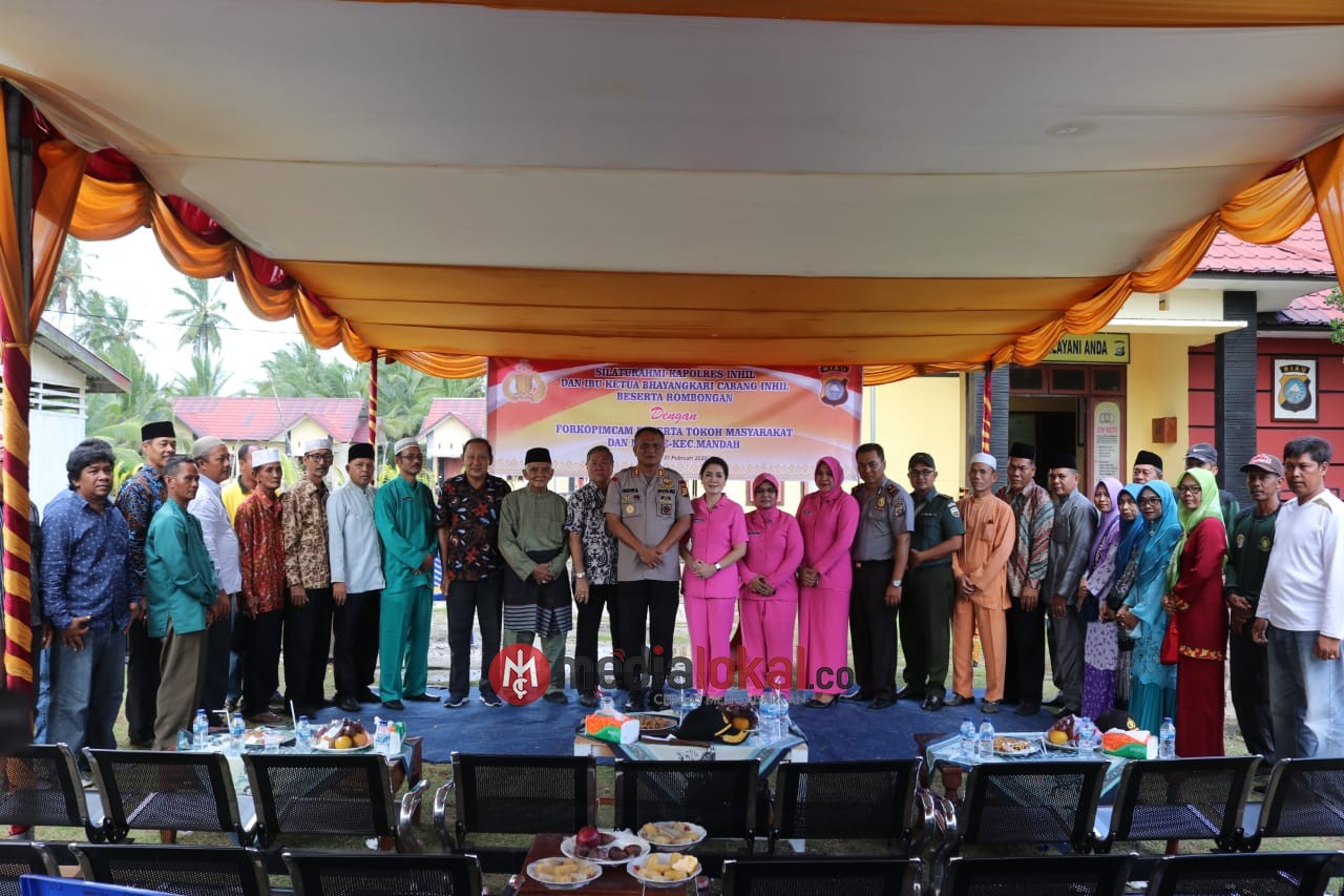 Kapolres Inhil Laksanakan Kuker ke Polsek Mandah dan Beri Arahan Antisipasi Karhutla 