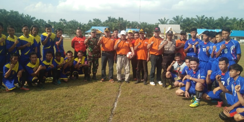 Kapten Arh Sugiyono Hadiri Pembukaan Turnamen Sepak Bola DPI CUP Ke-IV Desa Danau Pulai Indah