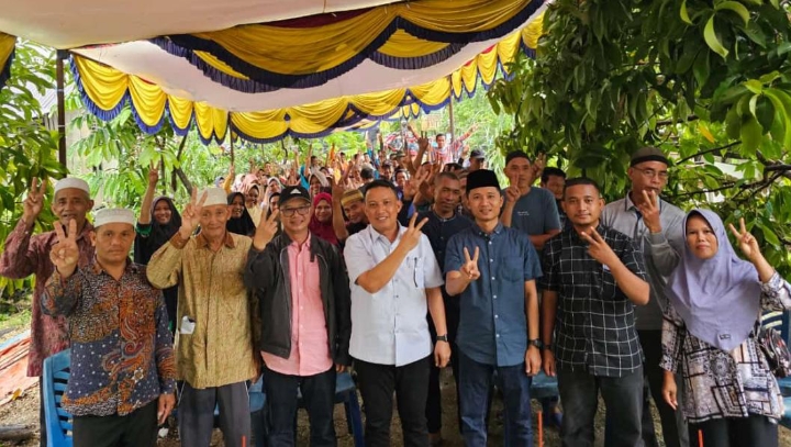 Meski Hujan, Kampanye Dani M Nursalam Tetap Ramai Didatangi Warga