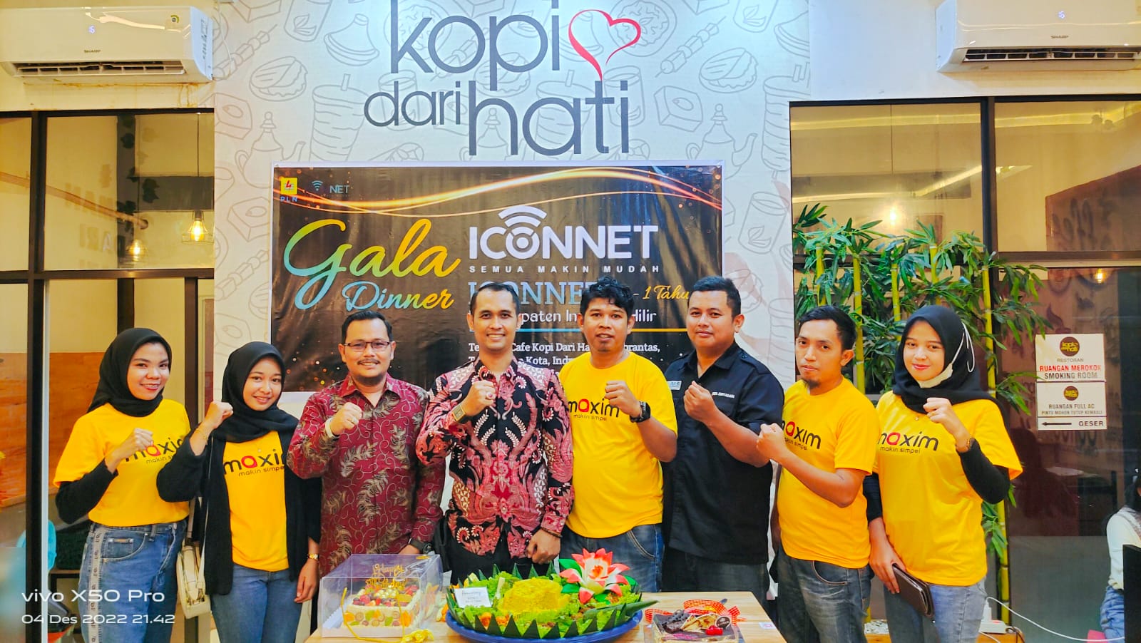 Anniversary ke-1 Tahun, I Connet Tembilahan Gelar Gala Dinner