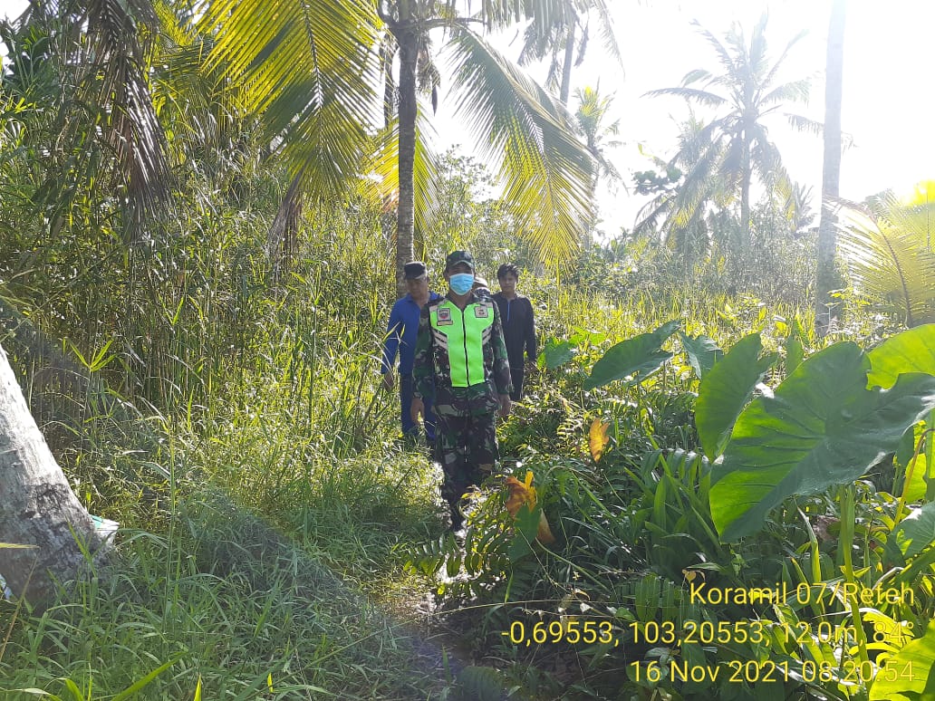 Pelda Doni Akmal Gencarkan Patroli Karhutla di Kelurahan Pulau Kijang