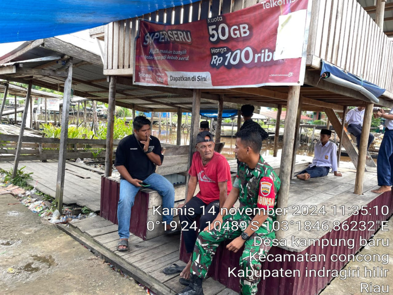 Babinsa Koramil 04/Kuindra Harap Wujudkan Kamtibmas Jelang Pilkada