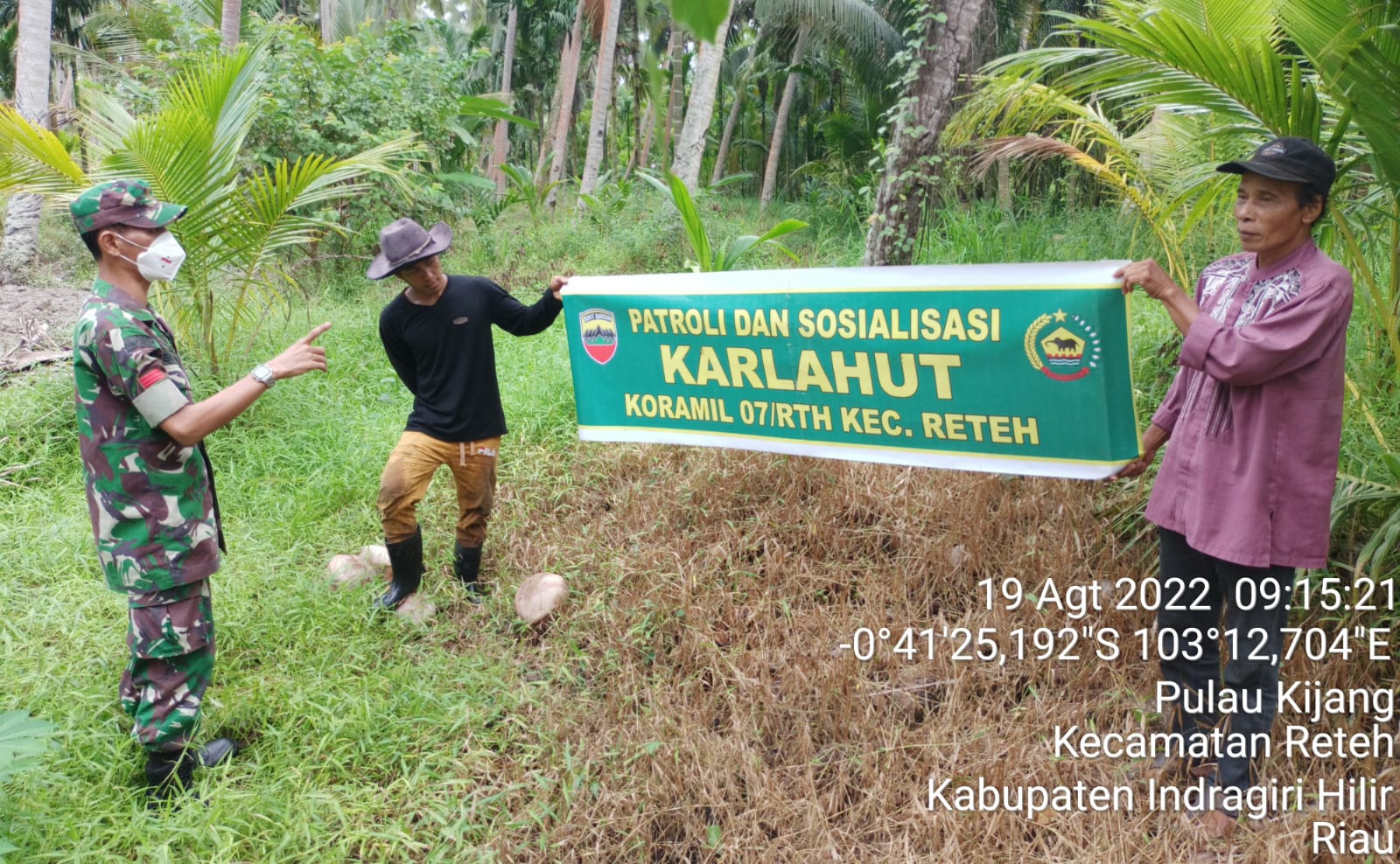 Peduli Terhadap Lahan dan Hutan, Praka Bobi Ariyanto Tetap Laksanakan Patroli dan Sosialisasi