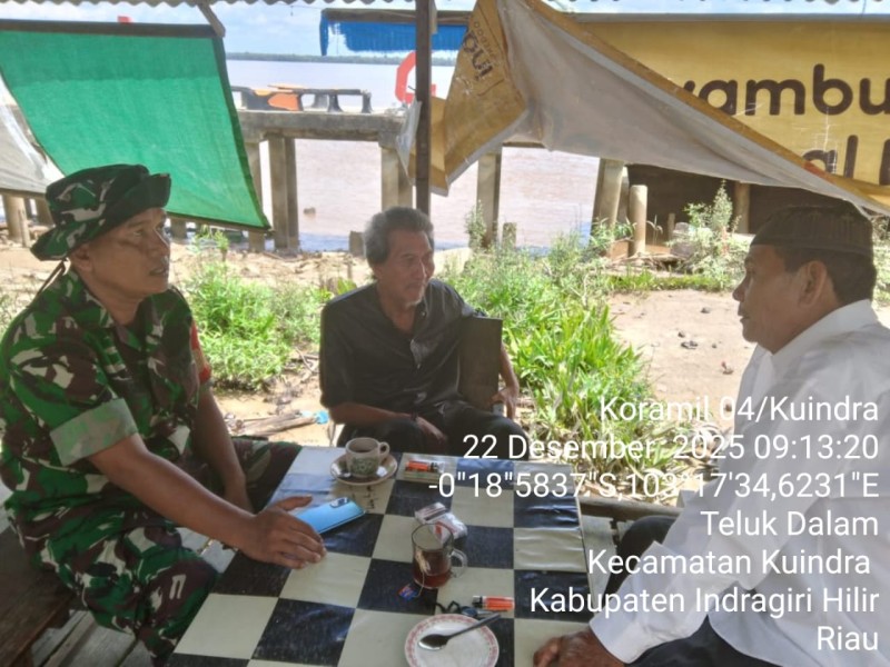 Kegiatan Komsos Babinsa Koramil 04/KDR Berhasil Ciptakan Situasi Kamtibmas Kondusif