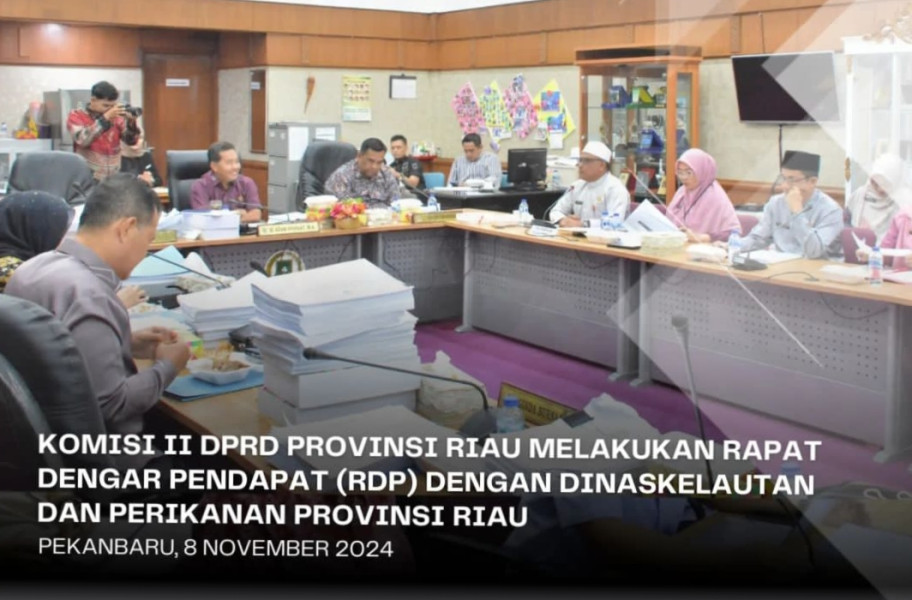 Komisi II DPRD Riau RDP dengan Dinas Kelautan dan Perikanan Komisi II DPRD Riau RDP dengan Dinas Kelautan dan Perikanan