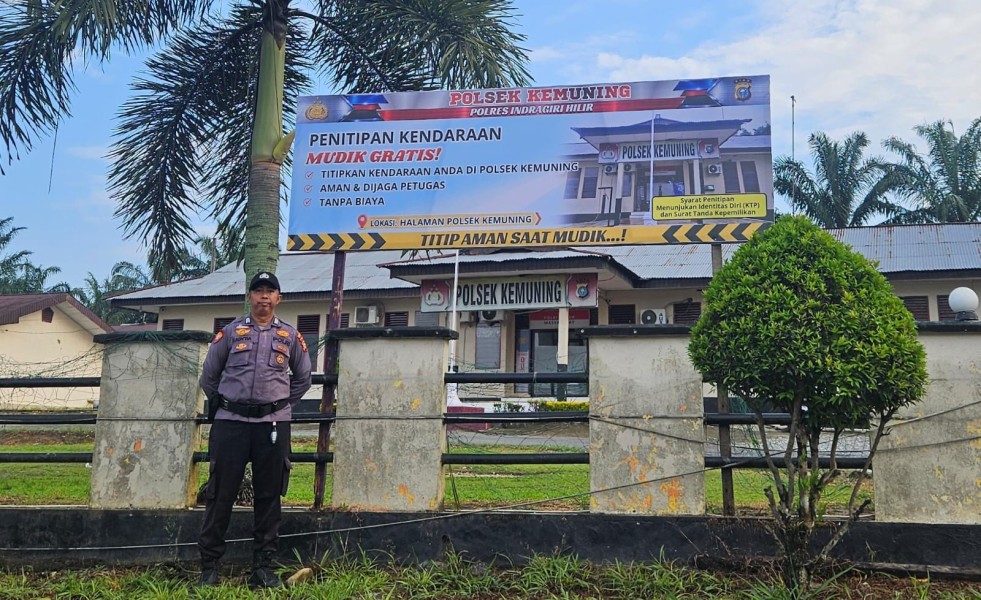 Polsek Kemuning Sediakan Penitipan Kendaraan Gratis untuk Masyarakat